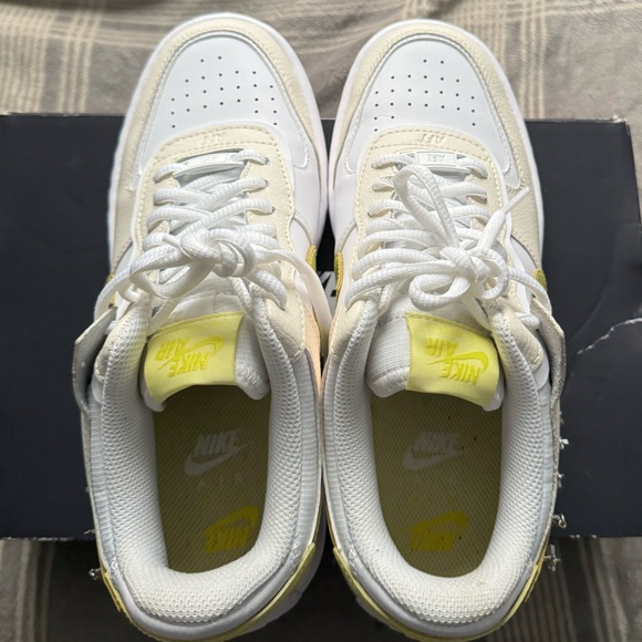 WMNS AIR FORCE 1 SHADOW SE 'PALE IVORY LIGHT ZITRON' - Picture 5 of 7